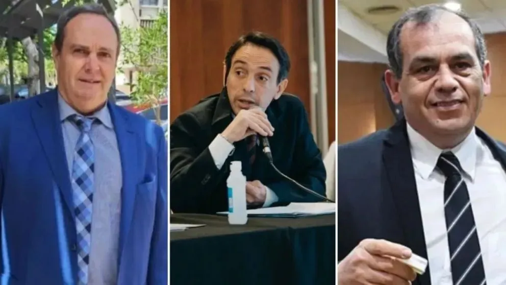 De izquierda a derecha: Los ternados son Guillermo Baigorrí, Matías Senatore y Rolando Lozano.