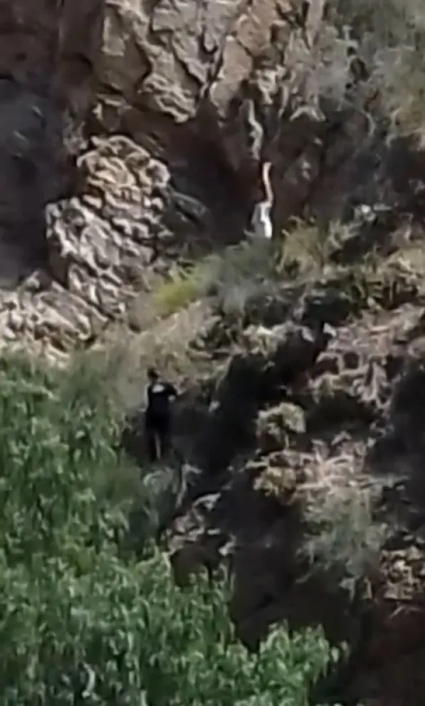 Se metieron en una zona peligrosa del Parque de Zonda y terminaron siendo rescatados. 