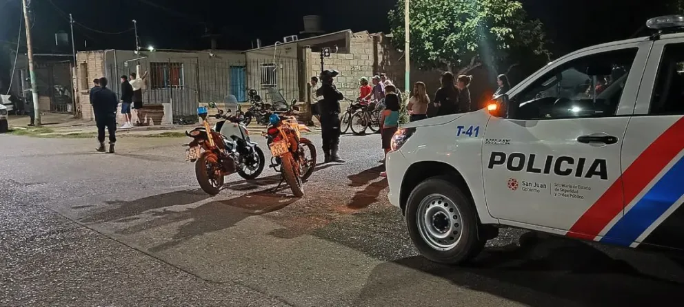 La policía en el lugar del hecho donde se denunció el presunto abuso sexual.