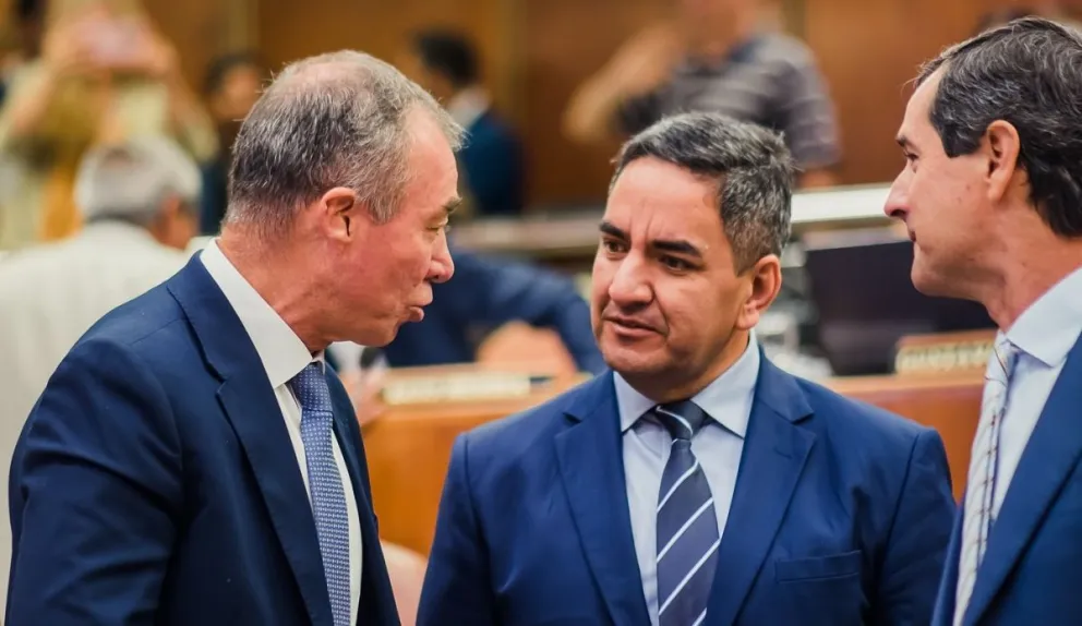 Tridente. Martín preside la Legislatura local y, si asume como diputado nacional, lo reemplazará hasta abril Enzo Cornejo, titular del Pro. Juan Cruz Córdoba lidera el bloque oficialista y suena como un posible reemplazo de Cornejo.