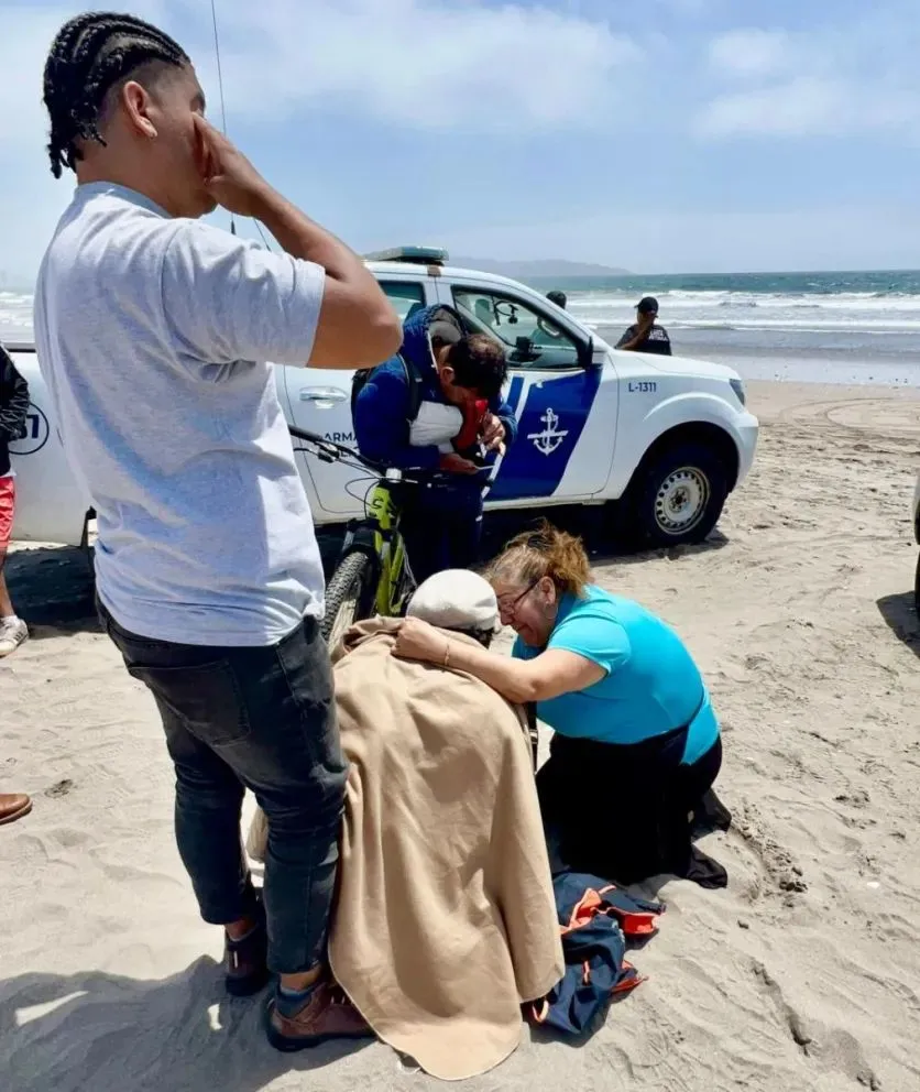 Imágenes de la búsqueda de la TV chilena. 