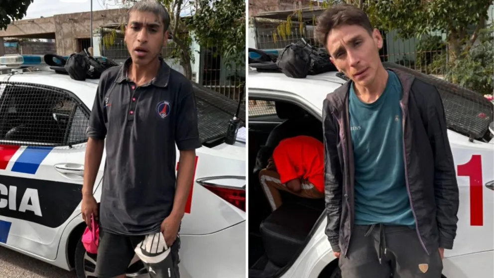 Los dos mayores capturados en Pocito.