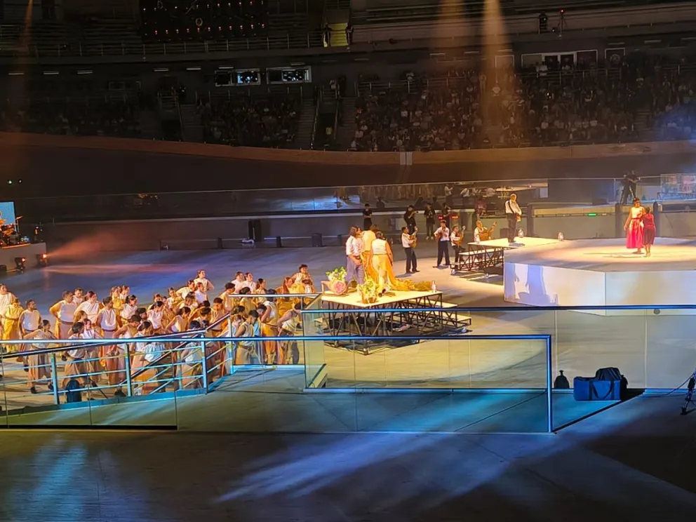 El espectáculo central de la Fiesta Nacional del Sol.