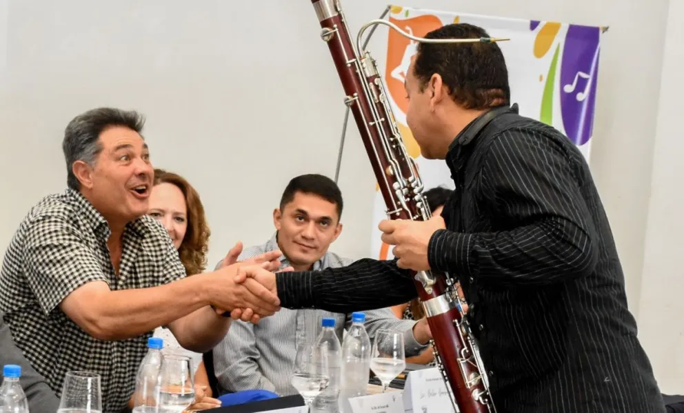 Federico Cordero, primero desde la izquierda, es el actual director de Desarrollo Económico del Ministerio de Producción.