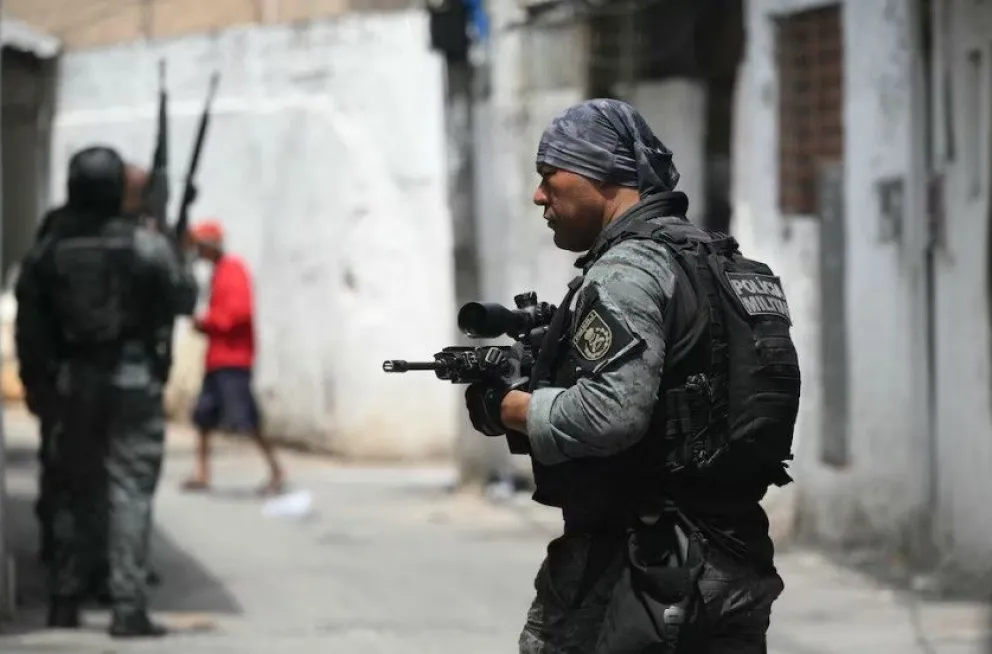 Un operativo militar en Brasil contra el Comando Vermelho.