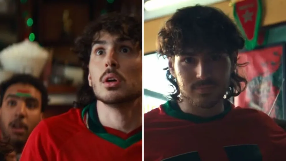 Matías Puig en la publicidad de Maroc Telecom.