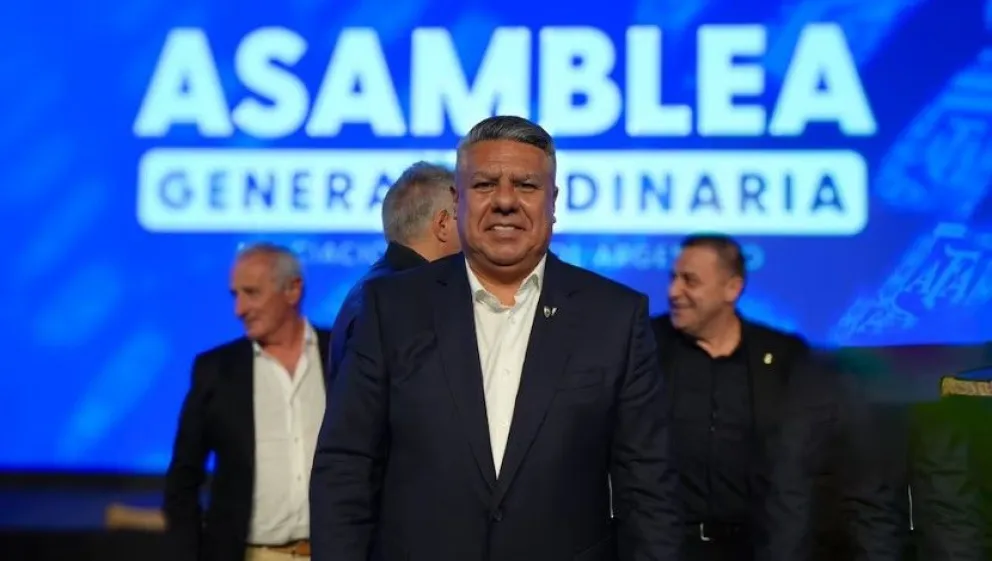 El sanjuanino que preside la AFA, Claudio Tapia.