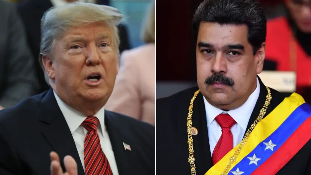 Donald Trump y Nicolás Maduro.