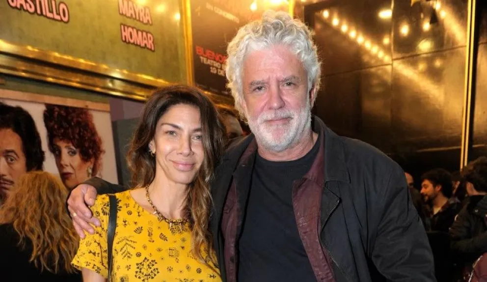 La actriz Romina Gaetani y su pareja, Luis Cavanagh.
