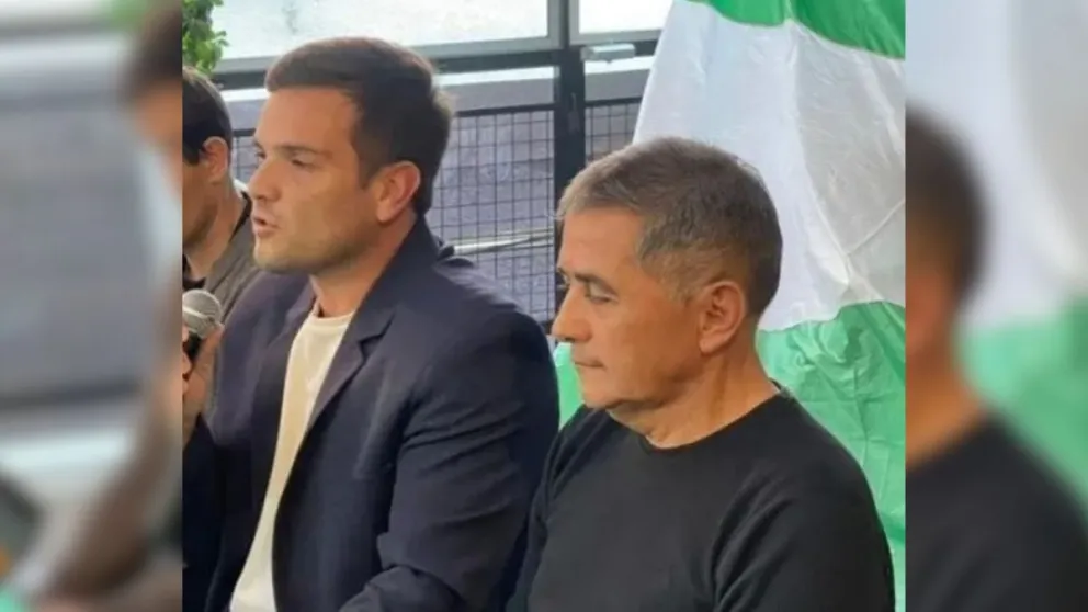 Martín Sassul junto a Raúl Sánchez.