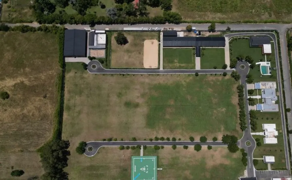 La imponente quinta de Pilar, valuada en 17 millones de dólares.