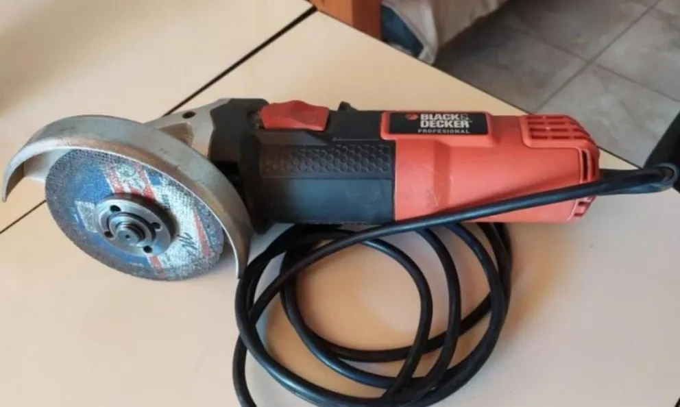 La amoladora robada por Valdez 