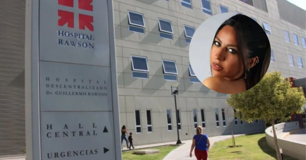 Evelyn Esquivel, de 30 años, se encuentra en Terapia Intensiva del Hospital Rawson.