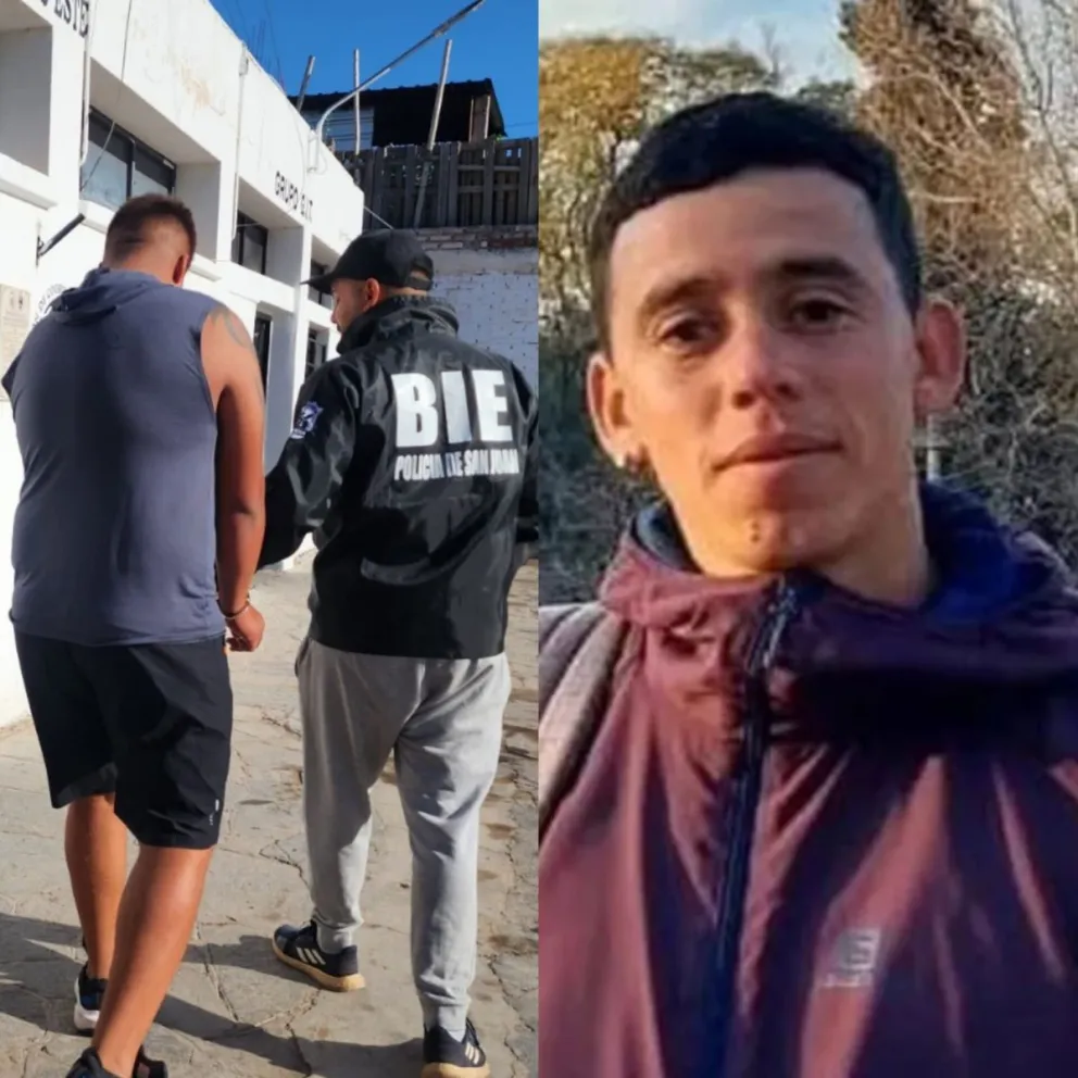 De izquierda a derecha: Quiroga Martínez (detenido) y Fernando Fernández.