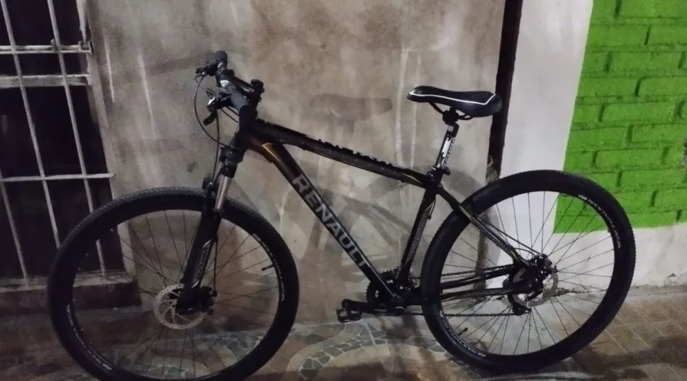 La bicicleta que fue robada por un hombre de 45 años y un menor en Capital.