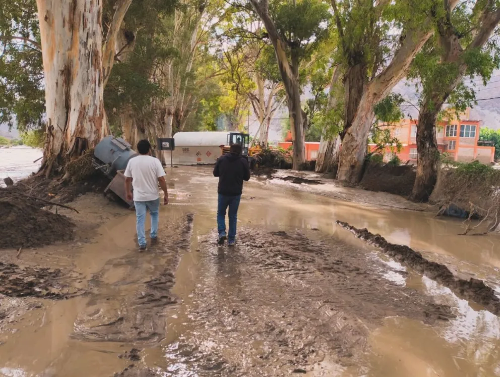 Foto de las consecuencias del temporal pasado.