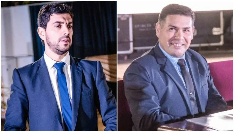 Reemplazos. Franco Buffagni (izquierda) fue designado presidente del Concejo por la oposición, en reemplazo del oficialista José Luis Giménez.