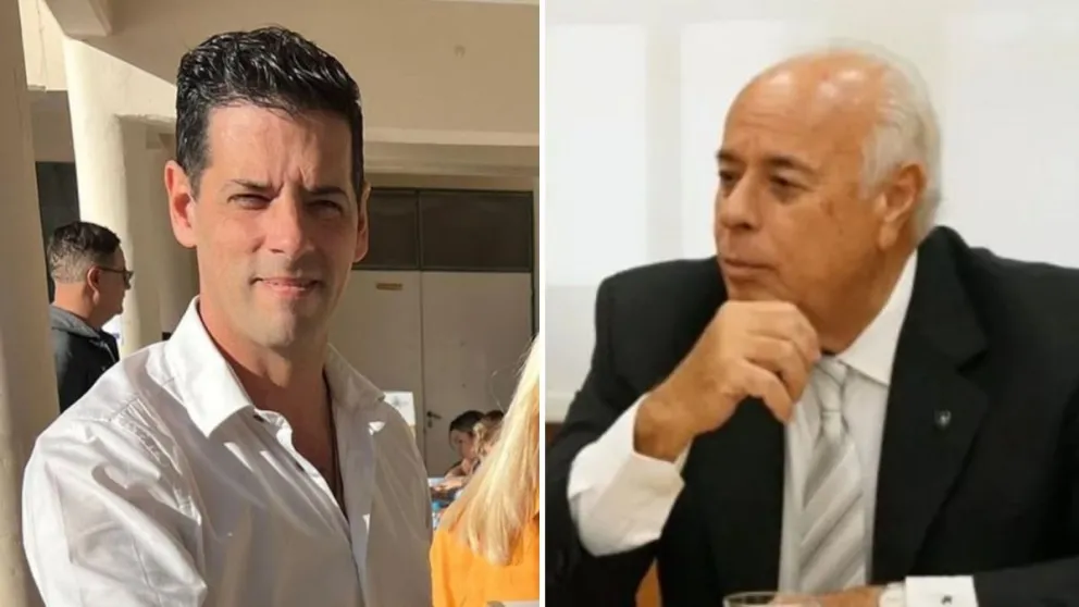 En juicio. El empresario y dirigente político, Sergio Vallejos, y el ministro de la Corte de Justicia, Marcelo Lima.