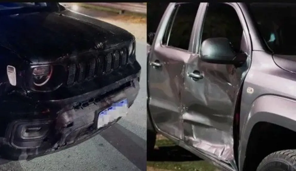 Los vehículos involocrados en el hecho donde Madcur fue protagonista.