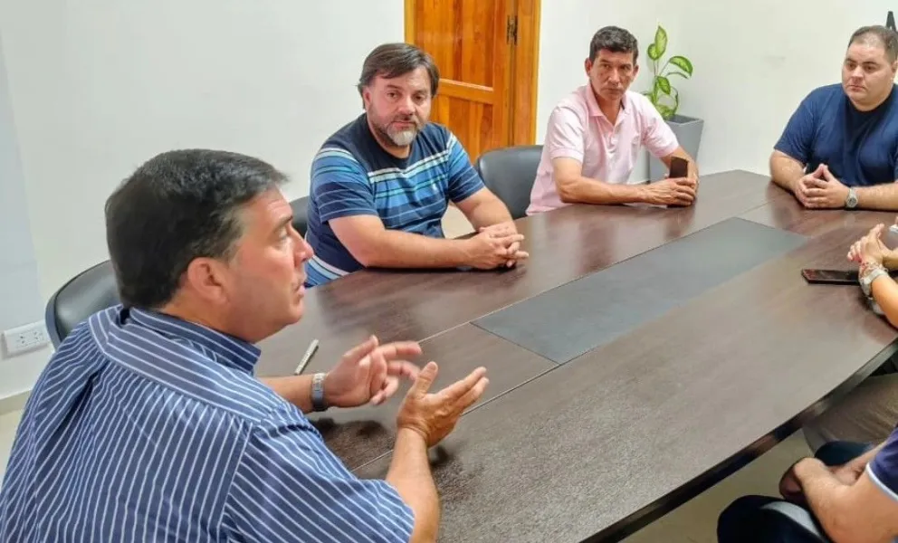 Denunciados. Desde la izquierda, el intendente José Castro y los concejales Alberto De los Ríos, Roberto López y Alejandro Paredes.