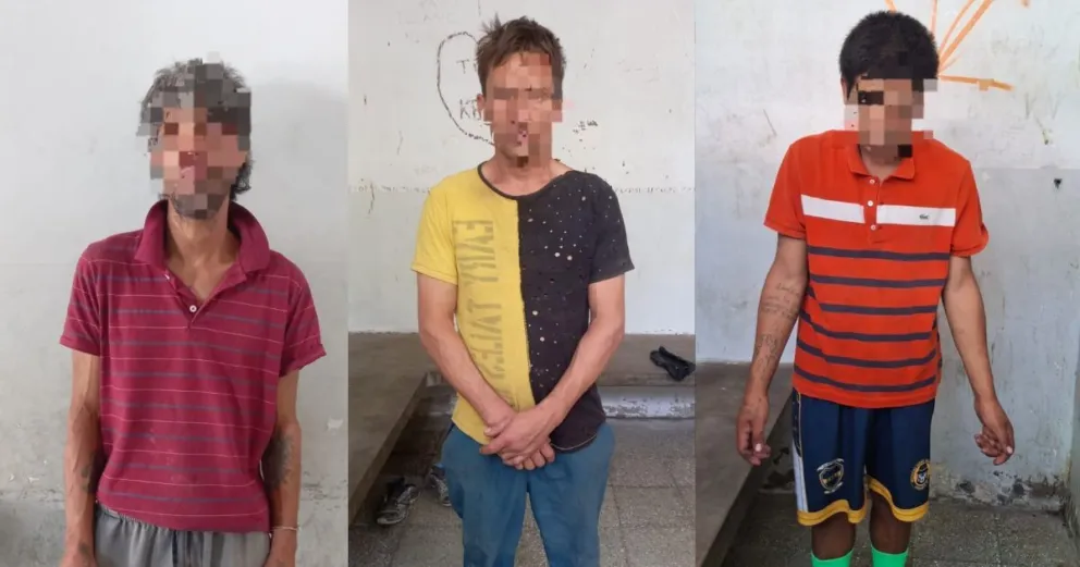 Alejo, Kappes y Zamora, los detenidos esta mañana.