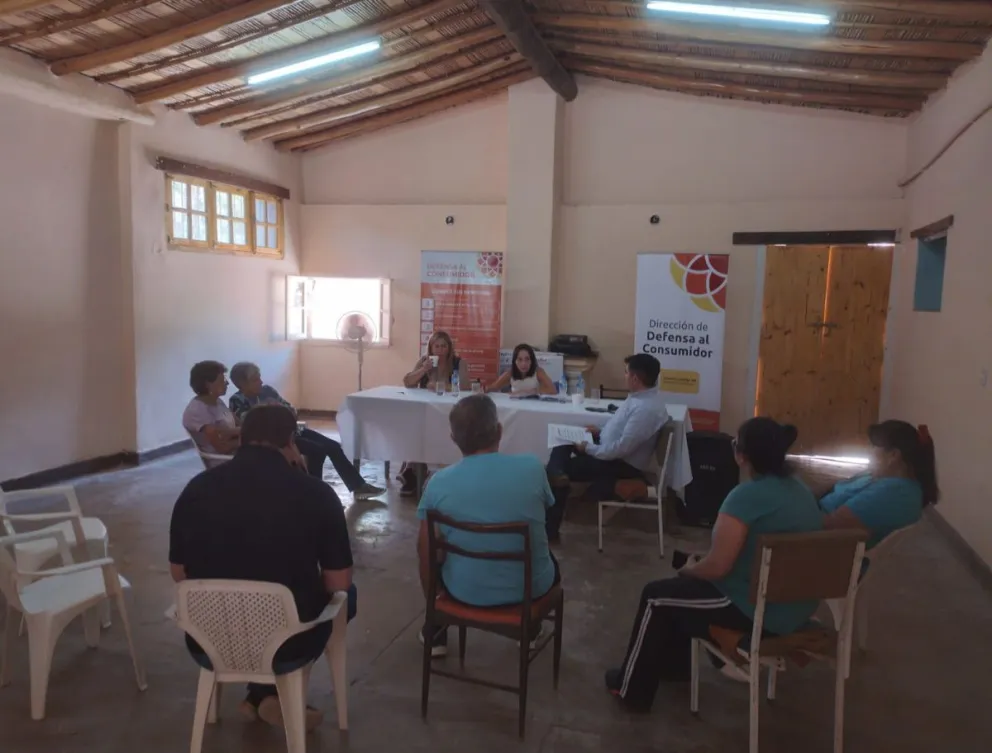 Imagen de la audiencia realizada el día lunes en Tambería.