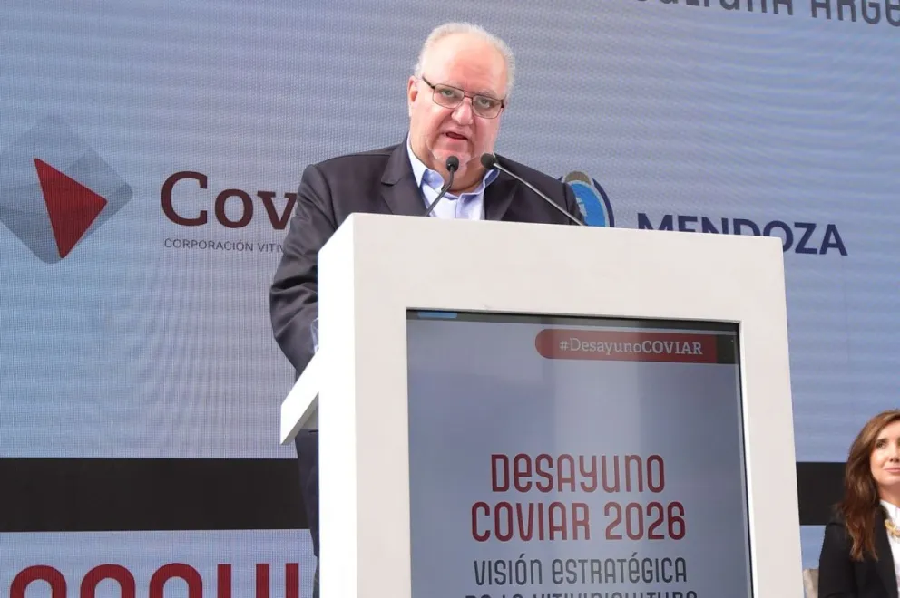 El flamante presidente de COVIAR se mostró optimista por el futuro de la vitivinicultura. 