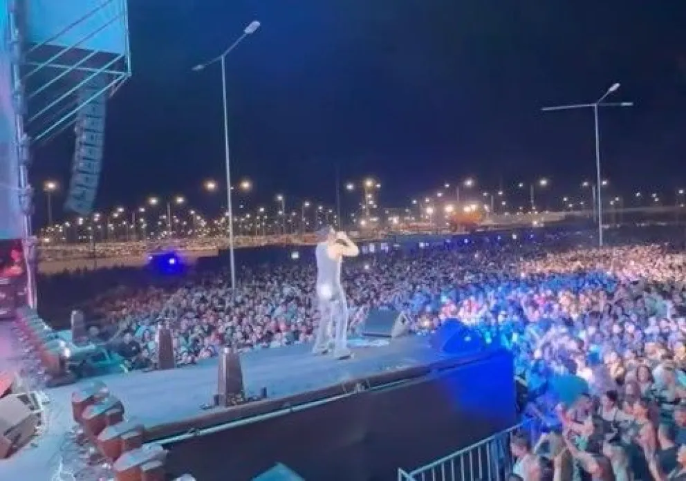 Una multitud estuvo presente en el recital de Q'Lokura el pasado domingo.