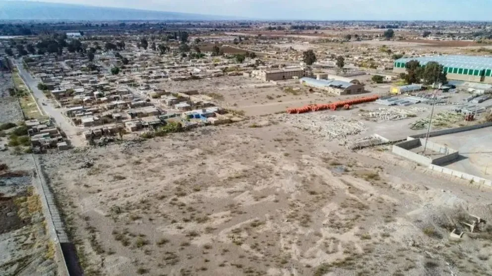 El predio de Naturgy, de 7 hectáreas, en Chimbas.