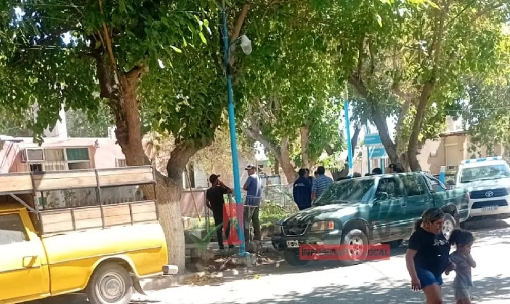 El frente de la casa en la Villa San Martín, donde hoy falleció Arias.