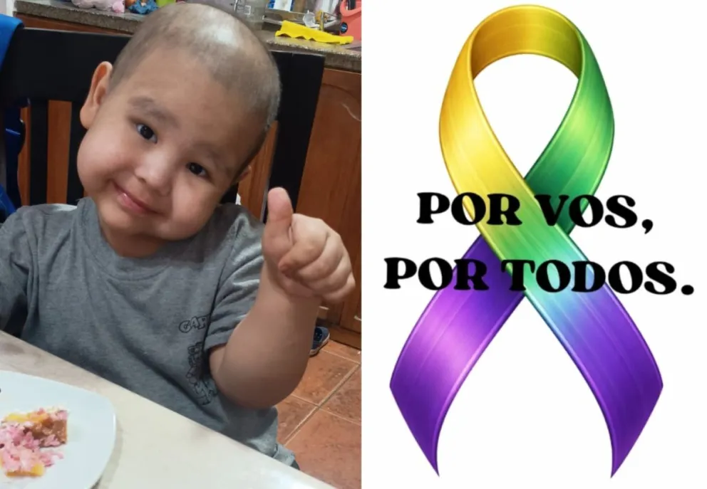 Juan Pablo, de 3 años, y la Asociación que se creó a partir de su historia.