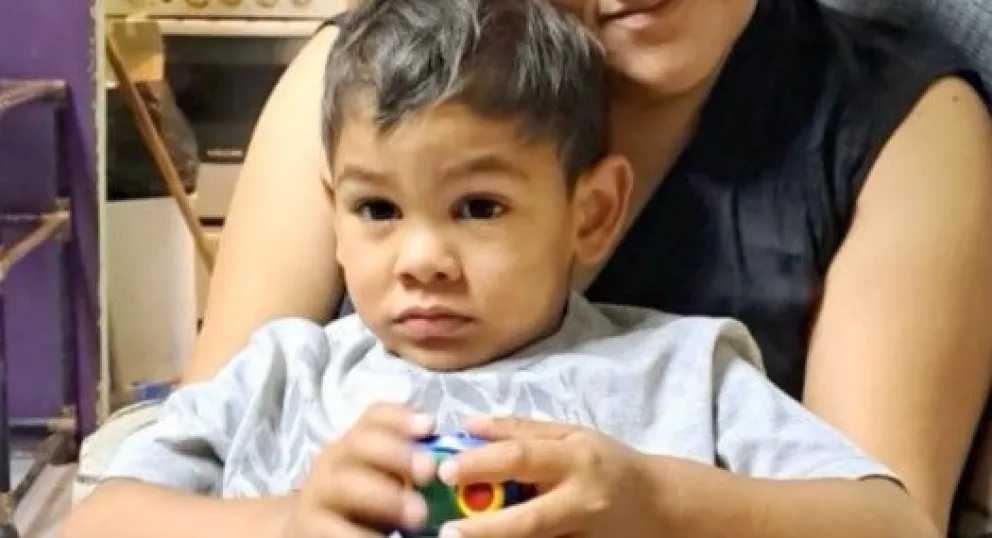 Ángel tenía 4 años.