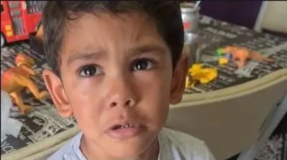 Ángel tenía 4 años.