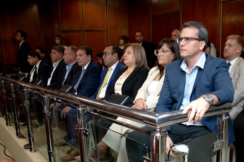 Los jefes comunales estuvieron presentes en el mensaje anual del gobernador Marcelo Orrego. 