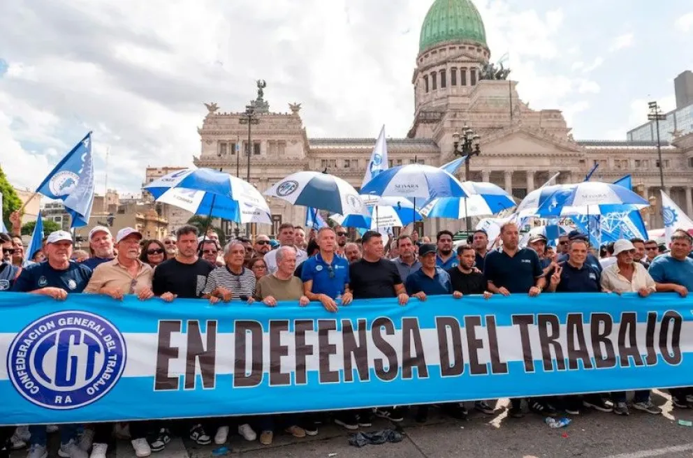 La CGT se mostró en contra de la reforma laboral impulsada por el gobierno de Javier Milei.