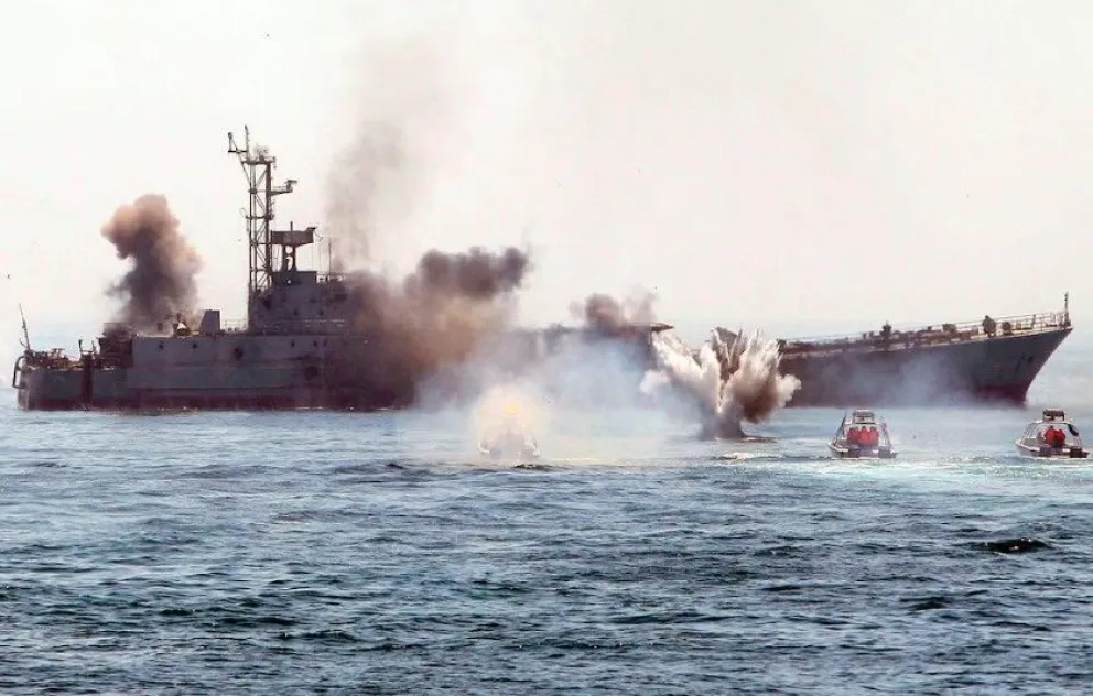 Estados Unidos inició el bloqueo total de los puertos iraníes en el estrecho de Ormuz.