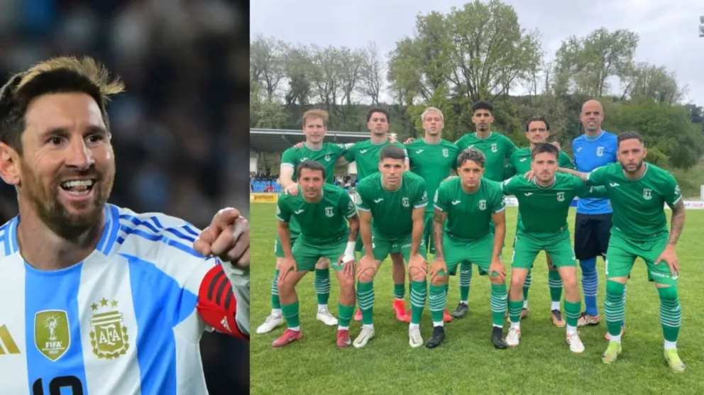 Leo y su nuevo club, la Unión Esportiva Cornellà.