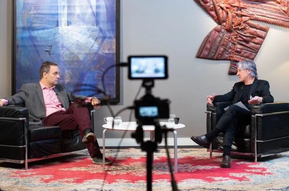 Manuel Adorni y Marcelo Grandio.