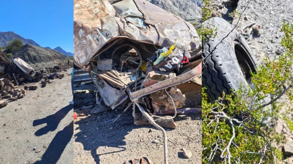 iMAGENES DE LO QUE DEJO EL SINIESTRO EN CALINGASTA