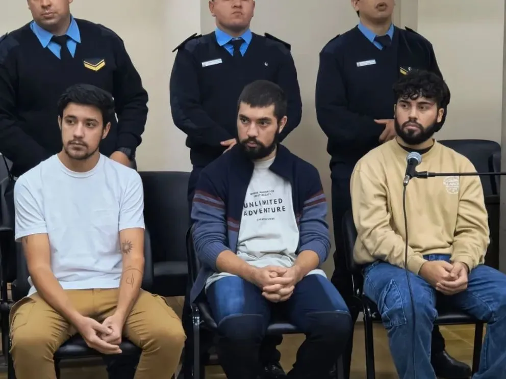 Alexis Marcó, Jonatan Marcó y Facundo Banega Zuvire