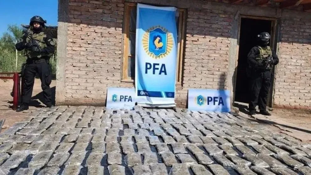 Cantidad. El secuestro arrojó un total de 224 paquetes de marihuana, que estaban en 10 bultos. El total fue de 115 kilos. El récord se dio en febrero de 2020, cuando se incautaron 193 kilos de esa droga.