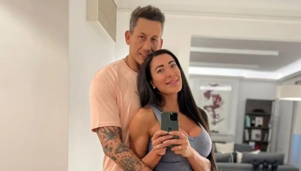 Patricio Albacete y Pamela Pombo cuando estaban casados.