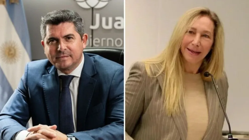 Marcelo Orrego y Karina Milei.