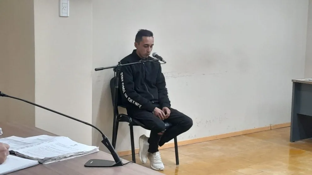 Esequiel Figueroa, chofer de la línea 126 de la Red Tulum acusado de embestir a Graciela Reina, de 64 años, quien murió días después como consecuencia de las lesiones sufridas. Foto 0264Noticias.