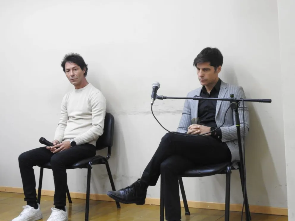 De izquierda a derecha: Mariano Tomsig, y Martín Quiroga Massa. Fotos 0264Noticias.