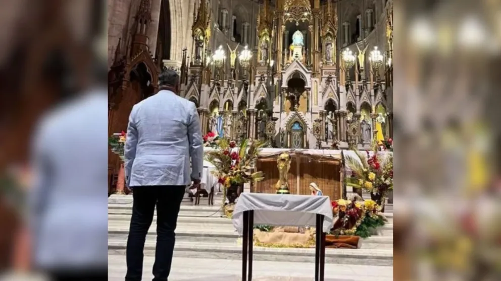 Tapia, la Basílica de Luján y la Copa Mundial.