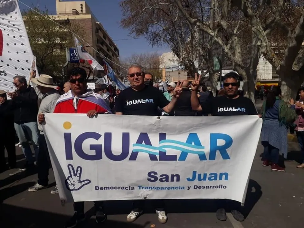 Afuera. Igualar, que preside Pablo Cantos (al centro), fue dado de baja por la Justicia Electoral. No realizó elecciones para elegir autoridades en el plazo de 4 años.