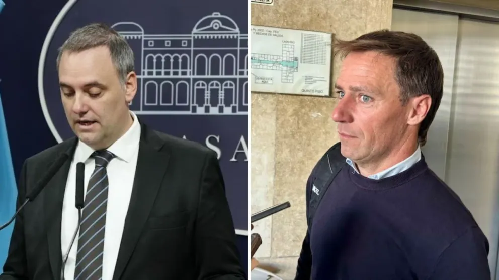Manuel Adorni y el contratista, Matías Tabar.