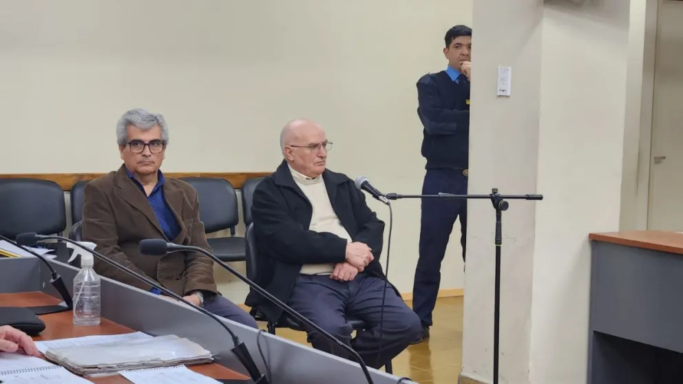 Los acusados de estafa, Gustavo Omar Ahumada y Miguel Ángel Cañadas.