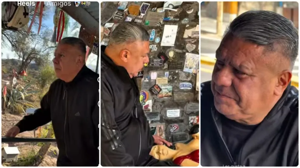 Chiqui Tapia se emocionó hasta las lágrimas